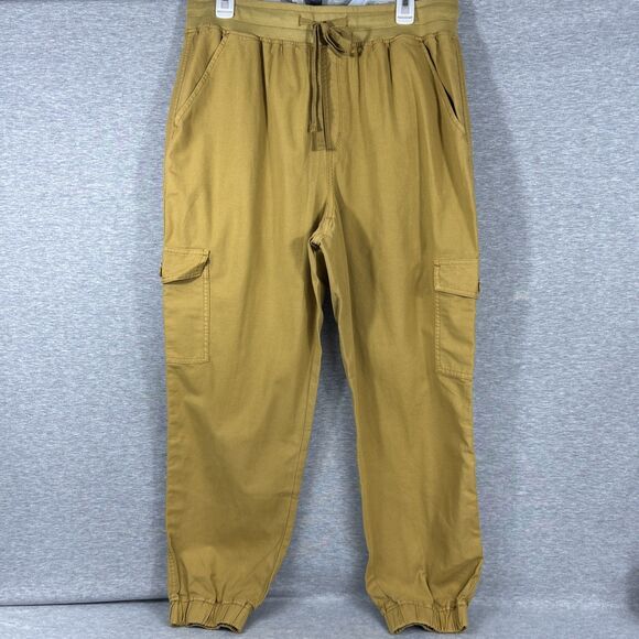 Style & Co Jogger Mid-Rise Comfort Waist Size Large Barley Brown - Picture 1 of 14